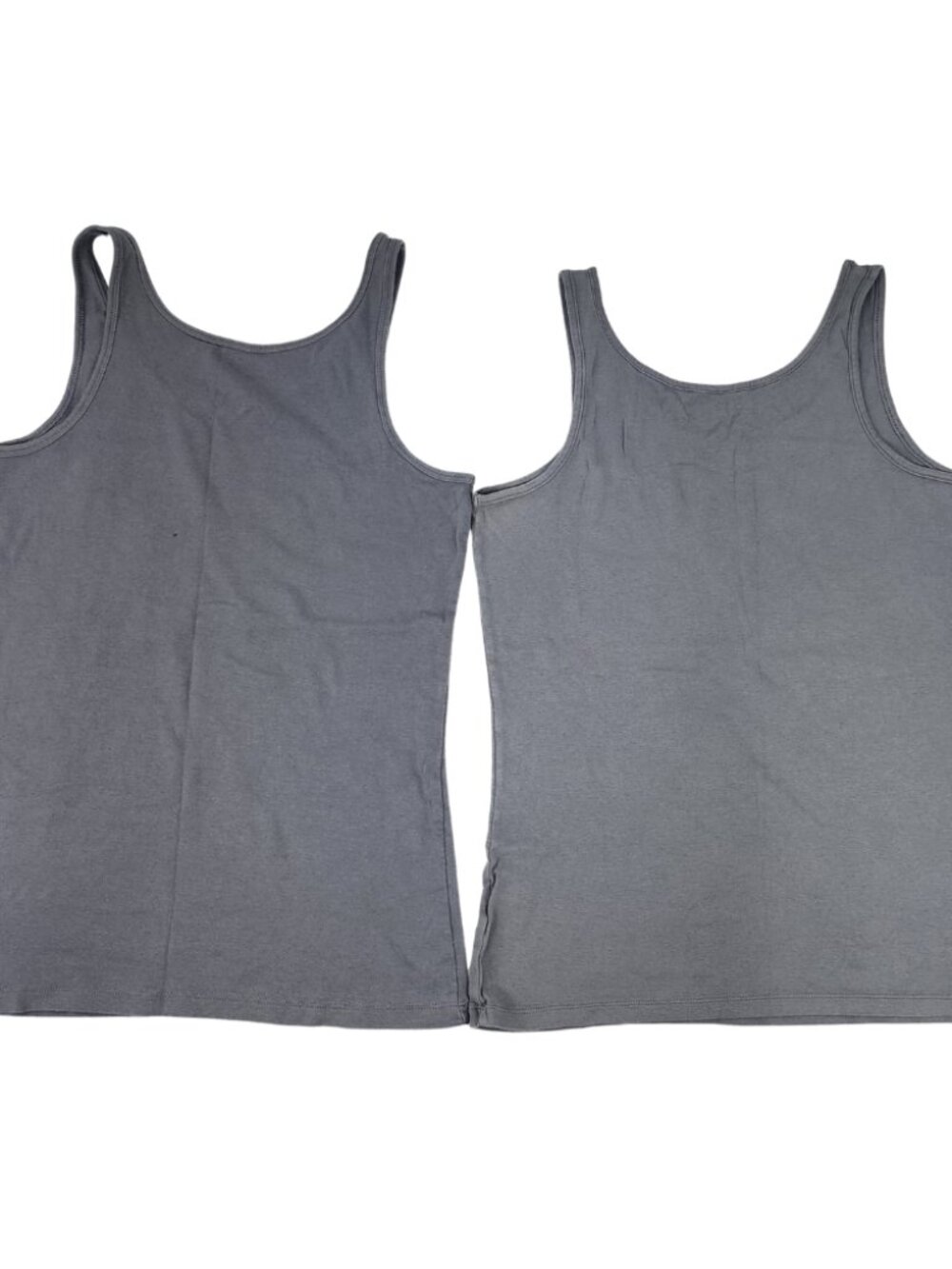 Bundle Lot of 6 Faded Glory Womens XL 16/18 Cotton Stretch Layering Tank Tops - Picture 7 of 13